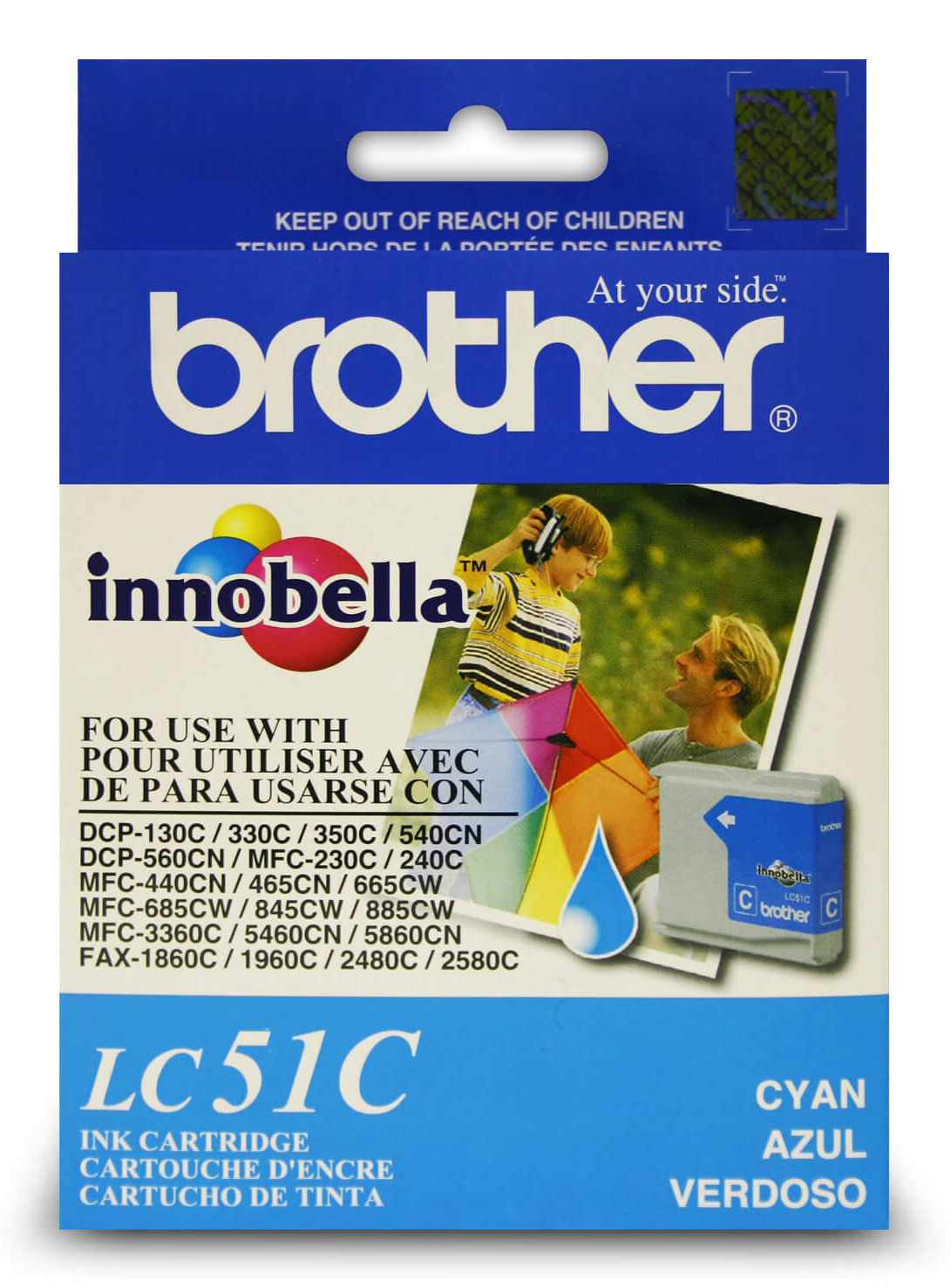 Brother LC51CS ink cartridge 1 pc(s) Original Standard Yield Cyan – image 2