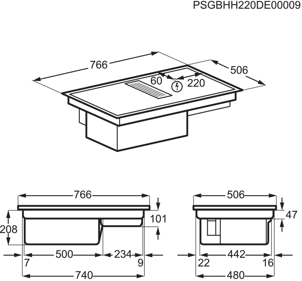 AEG COLI84FHXB Black, Stainless steel Built-in – image 7