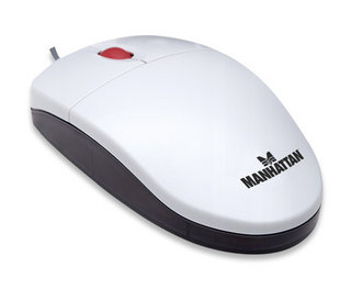 Manhattan 167840 mouse Office Ambidextrous USB Type-A Optical 800 DPI – image 2
