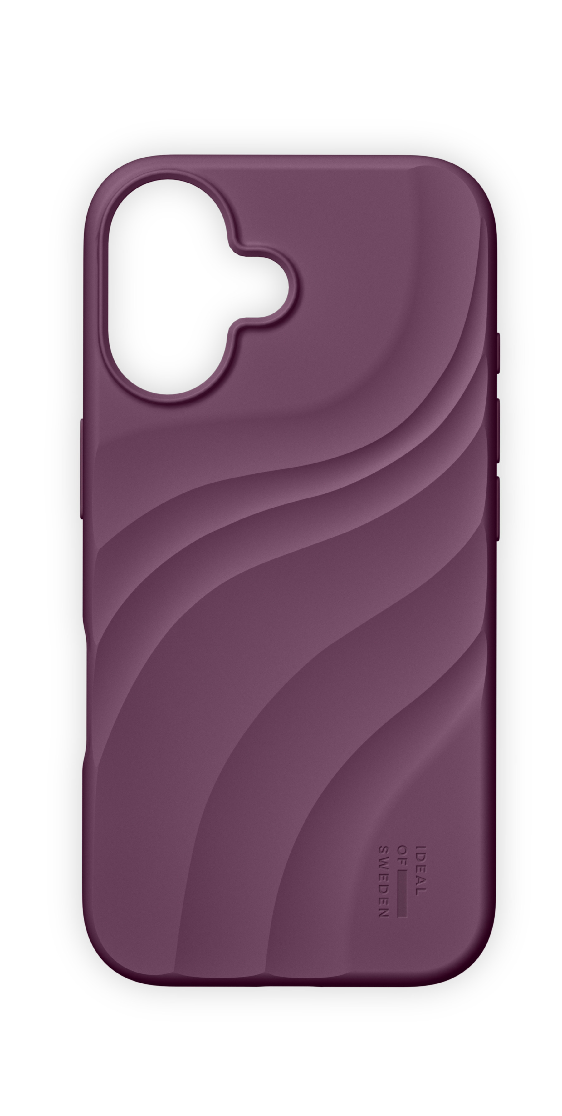 iDeal of Sweden Soft Swirl Silicone Case MagSafe iPhone 16 Velvet Plum