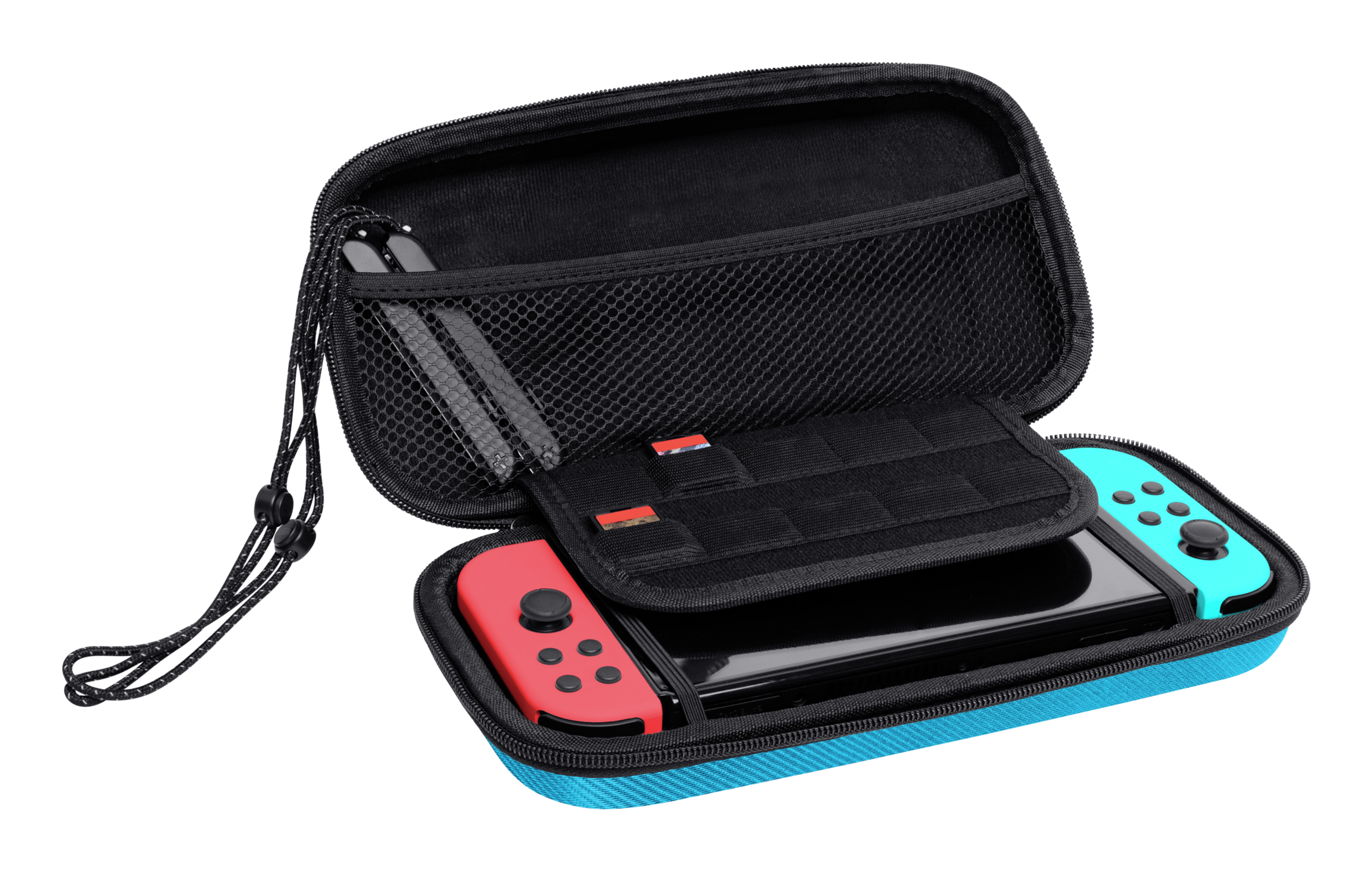 Trust GXT 1248S Custodia rigida Nintendo Nero Blu Rosso