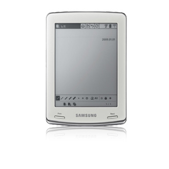 Samsung E60 e-book reader Touchscreen White