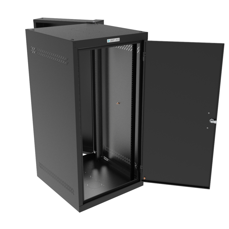 Vertiv GL48WDS-B-00 rack cabinet 25U Wall mounted rack Black – image 3