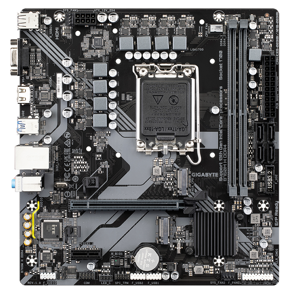 GIGABYTE B760M H DDR4 – image 2
