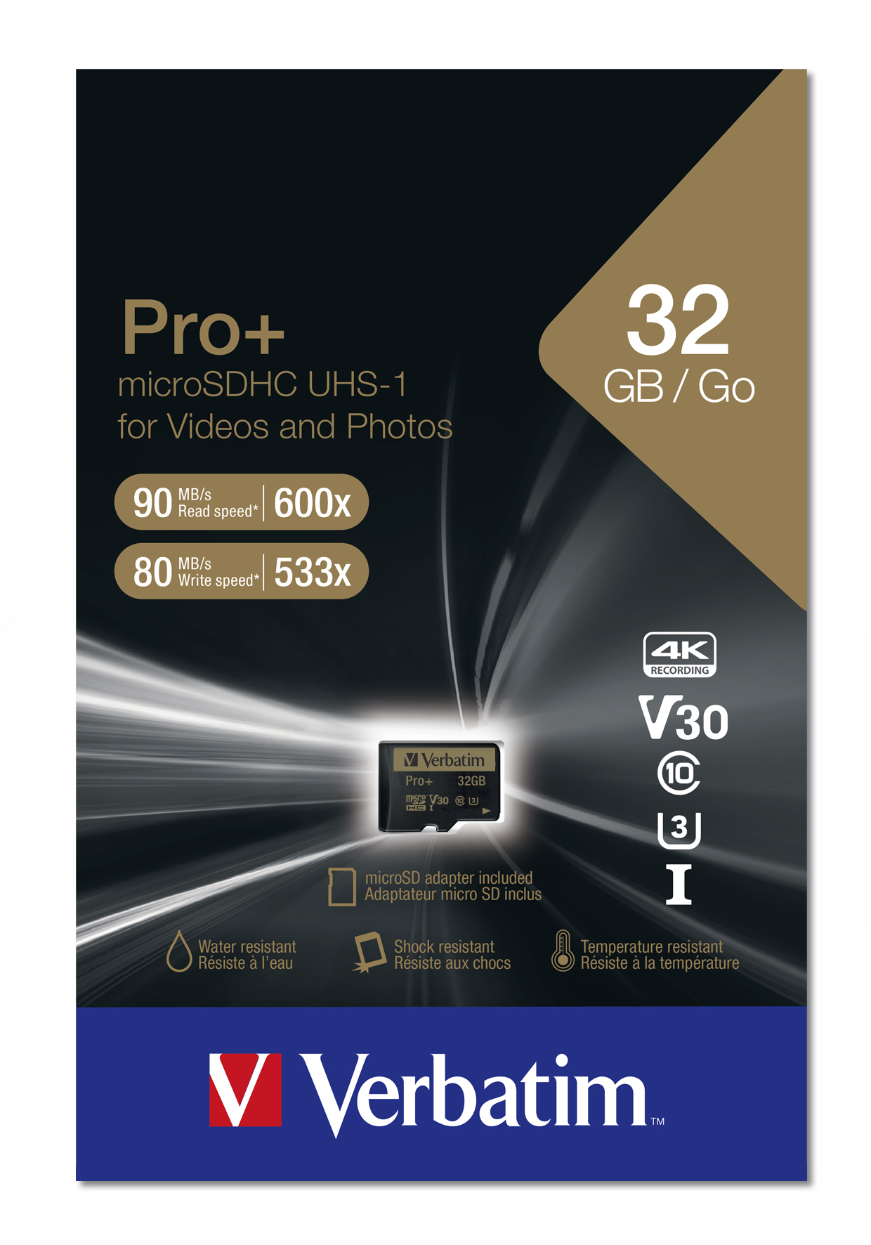 Verbatim Pro+ 32 GB MicroSDHC UHS-I Class 10 – image 3