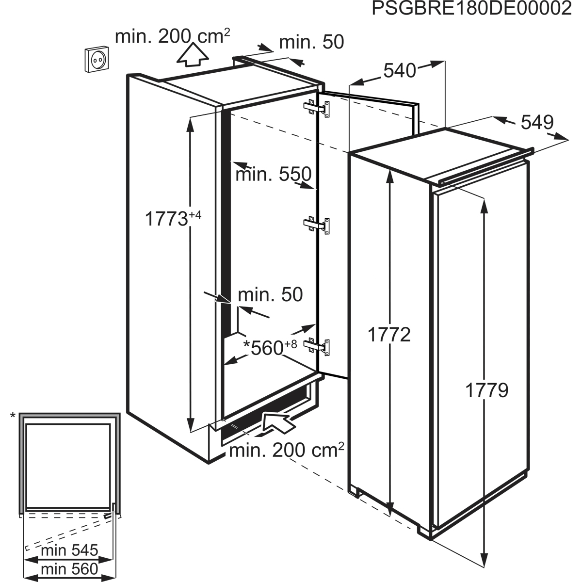 Electrolux KFS4DF18S combi-fridge Built-in – image 7