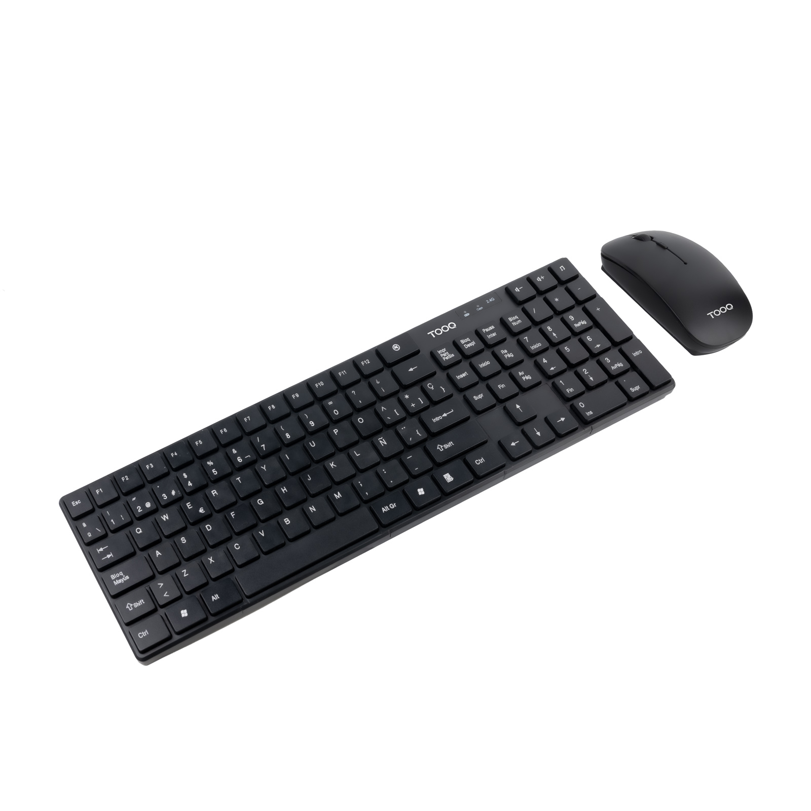 COMBO TECLADO+RATON SLIM TOOQ TQKMW-3102-B RF NEGRO