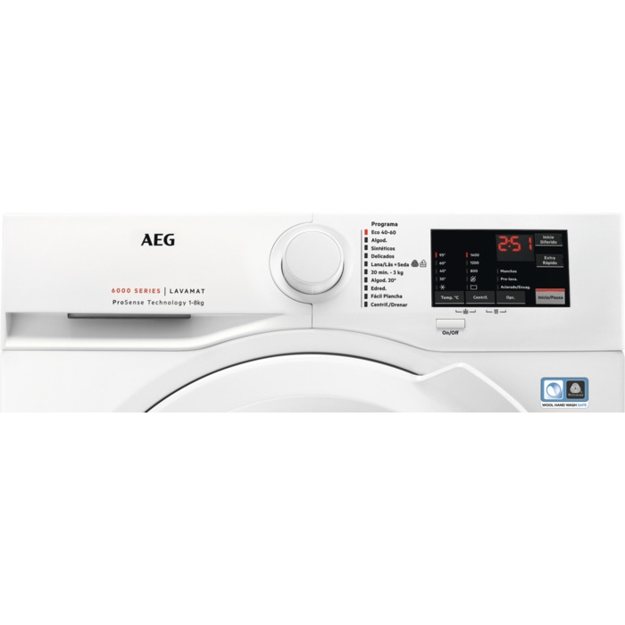 AEG L6FBI847P washing machine Front-load – image 2