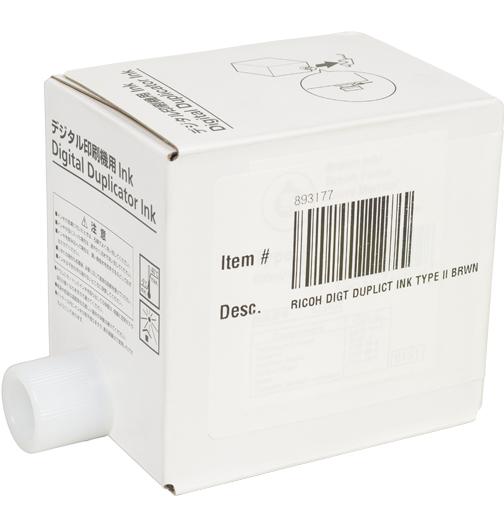 Ricoh Type II Brown Ink Box