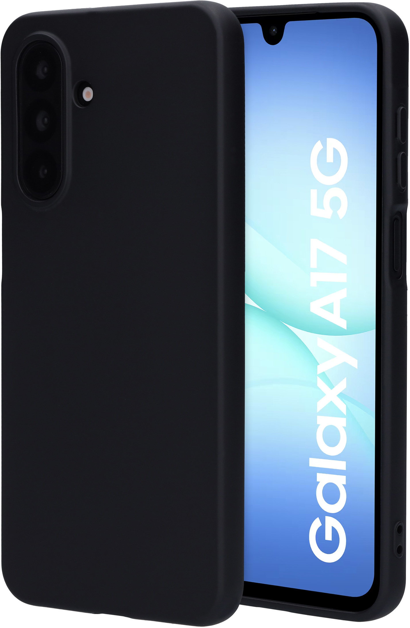 Mobiparts Silicone Cover Samsung Galaxy A17 Black