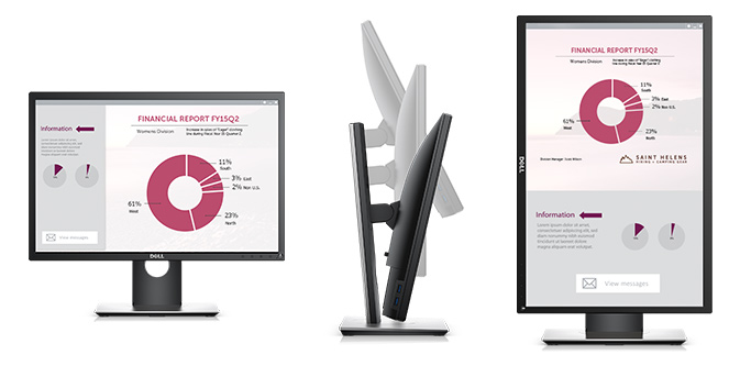Dell P2217H computer monitor – image 2
