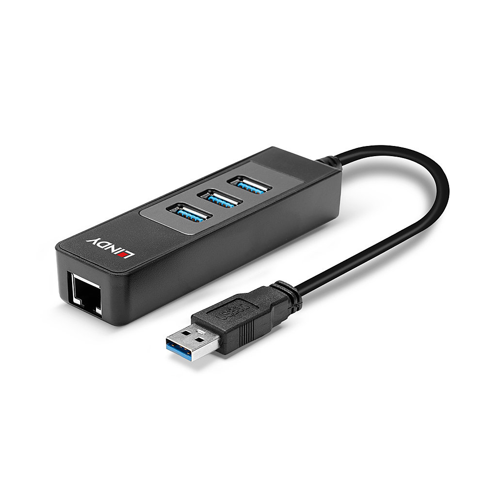 Lindy USB 3.0 Hub and Gigabit Ethernet Converter – image 5