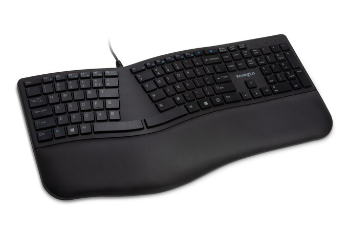Kensington K75400ES Pro Fit Ergo teclado ergonómico alámbrico USB