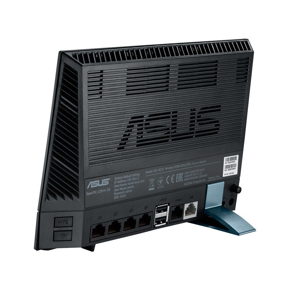 ASUS DSL-N17U wireless router Fast Ethernet Black – image 2