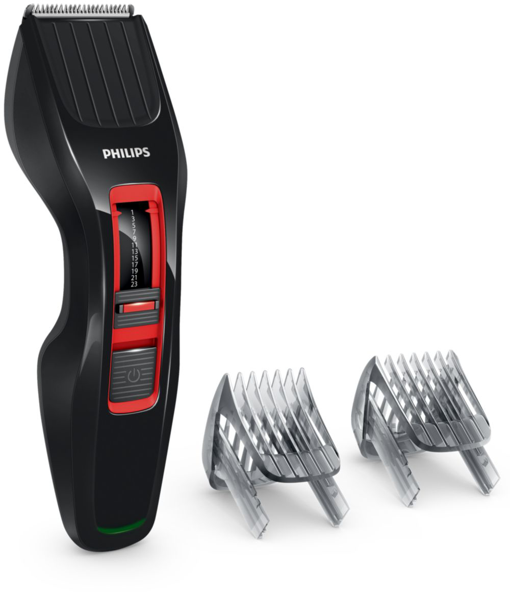 Philips HAIRCLIPPER Series 3000 HC3420/17 hair trimmers/clipper Black, Red 13