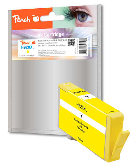 Peach 313820 ink cartridge 1 pc(s) Yellow