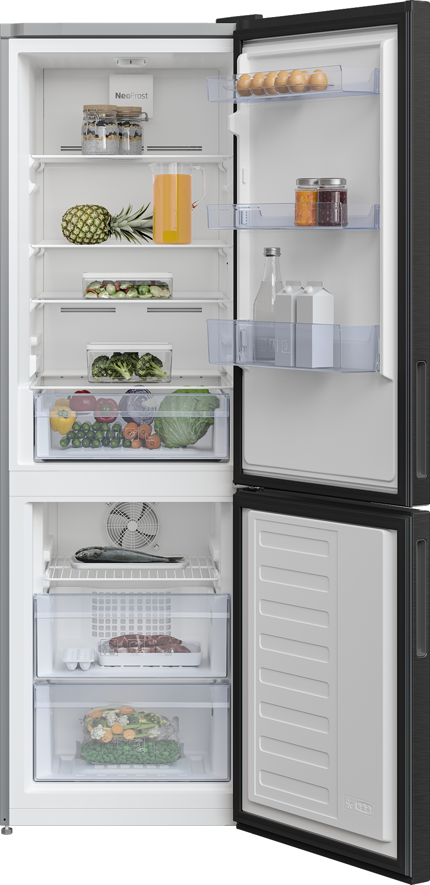 Beko RCNA366K34XBRN fridge-freezer Freestanding – image 3