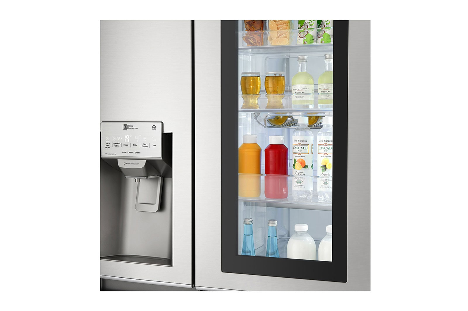 LG GSX961NEVZ side-by-side refrigerator Freestanding – image 3