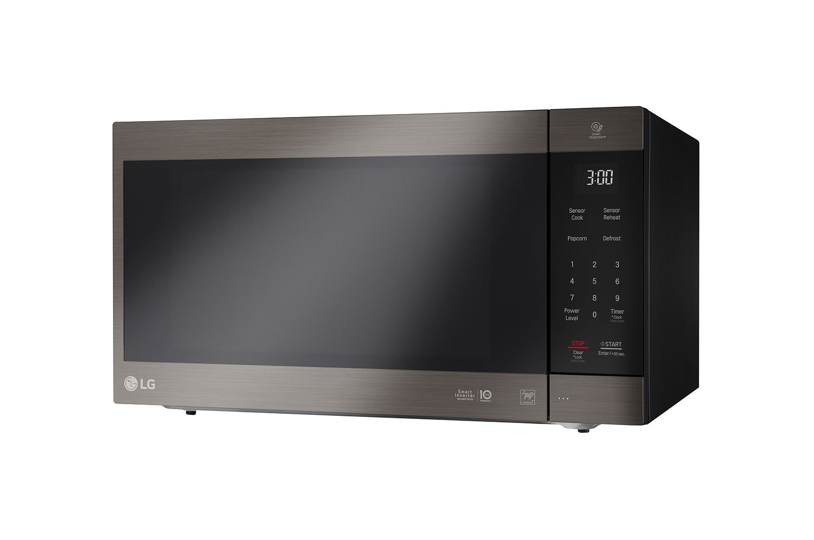 LG MS5696HIT microwave Black Solo microwave Countertop – image 4