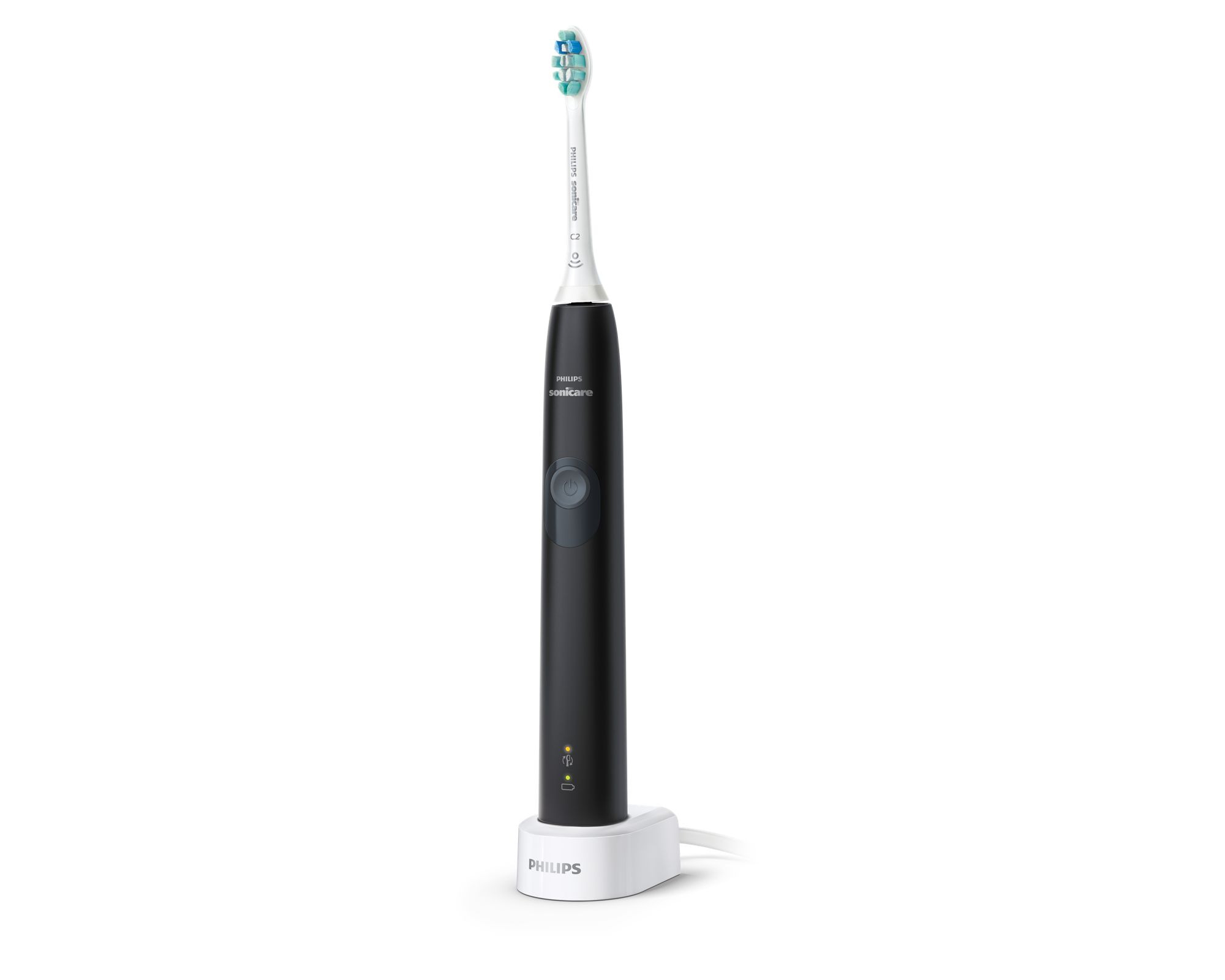 Philips 4300 series HX6800/04 electric toothbrush Adult Sonic toothbrush Black, Grey