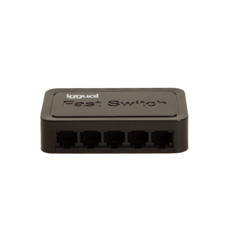 iggual IGG318003 network switch Unmanaged Fast Ethernet (10/100) Black – image 1