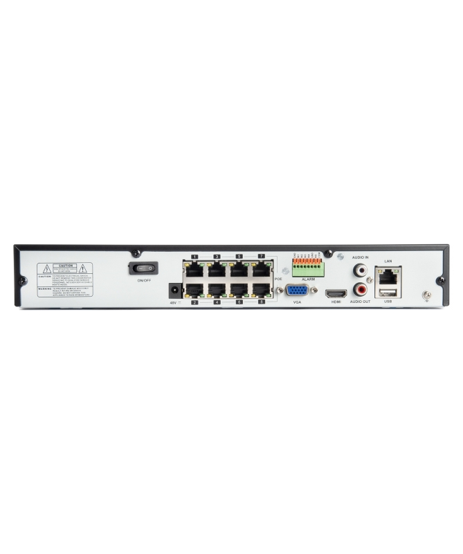 Vultech Security VS-NVR9508EVO-POE-UHD network video recorder Black – image 3