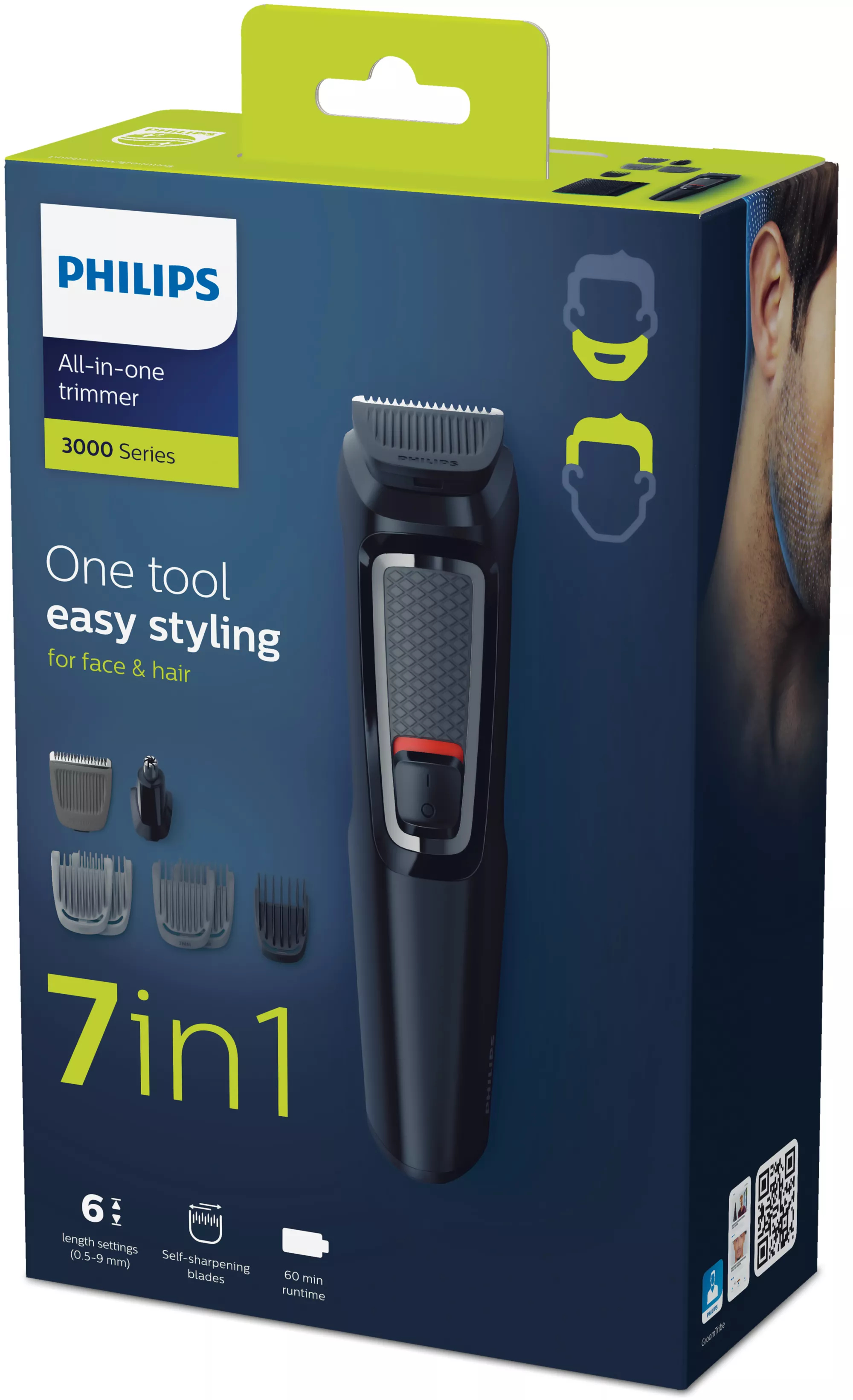 Philips MULTIGROOM Series 3000 7-in-1, Face and Hair MG3720/15 – image 2