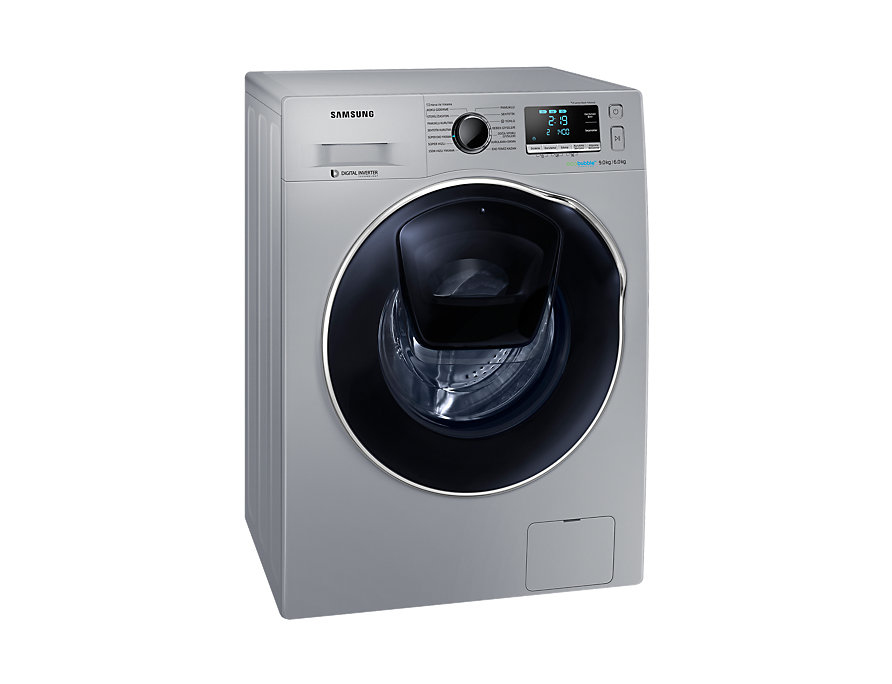 Samsung WD90K6B10OS washer dryer Freestanding Front-load Silver – image 3
