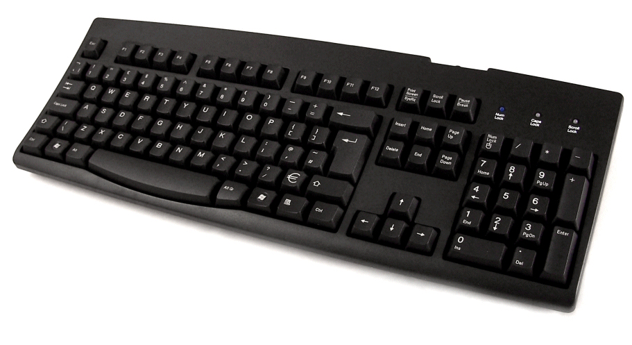 Hypertec HKB260CBKHB keyboard USB QWERTY English Black
