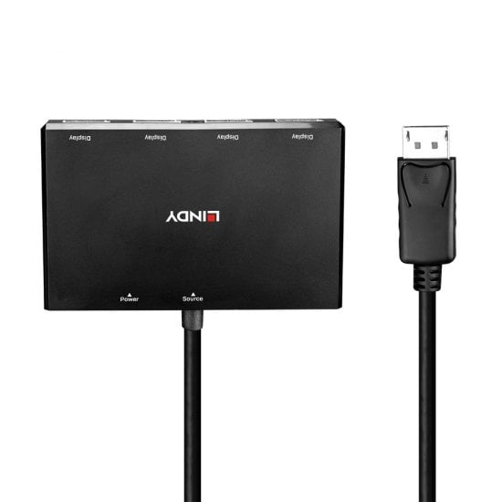 Lindy 4 Port Display Port 1.2 MST Hub – image 3