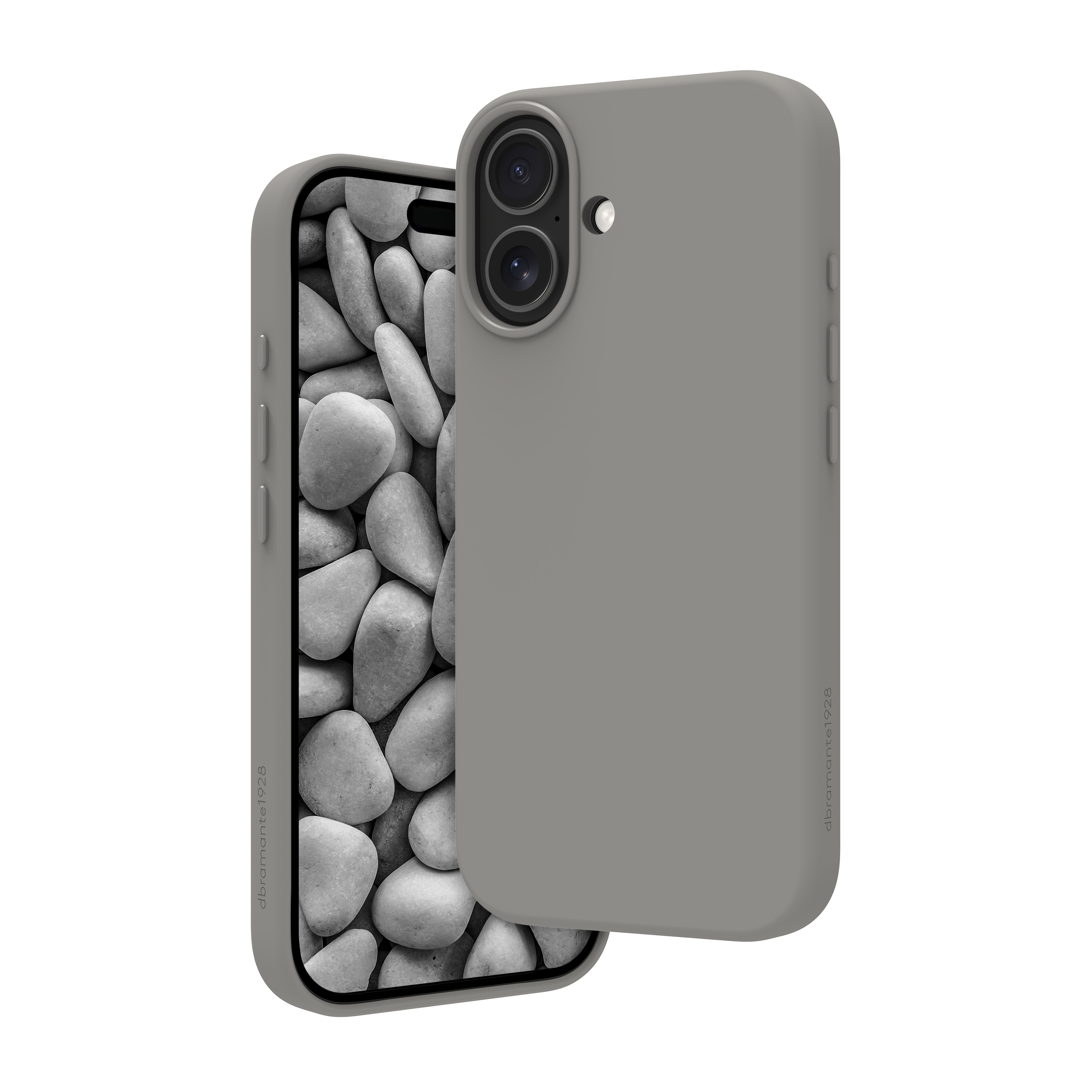 dbramante1928 Roskilde - Back cover for mobile phone - MagSafe compatibility - ICON - river stone - for Apple iPhone 17