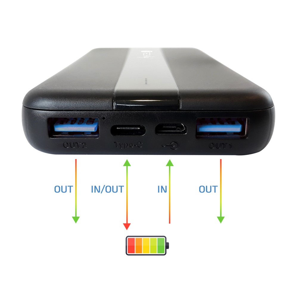Techly I-CHARGE-1000020W power bank Lithium Polymer (LiPo) – image 6