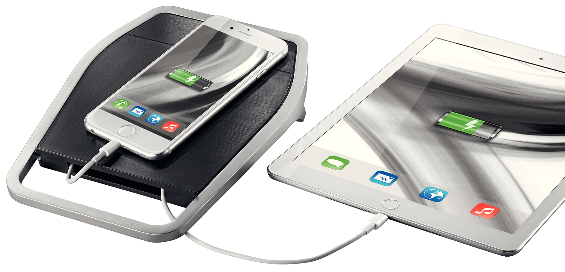 Leitz 65120094 mobile device charger Smartphone, Tablet Black, Silver AC Indoor – image 7