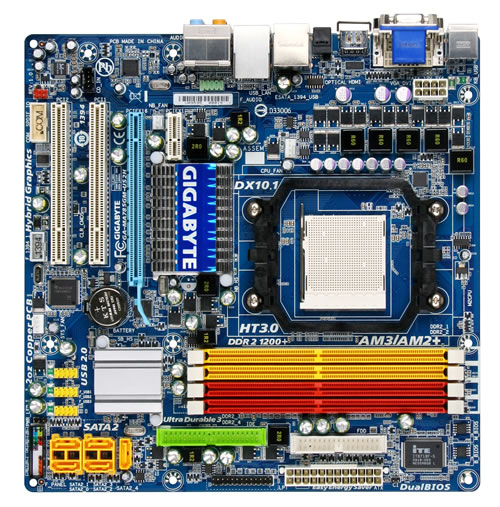 GIGABYTE GA-MA785GM-US2H motherboard AMD – image 1