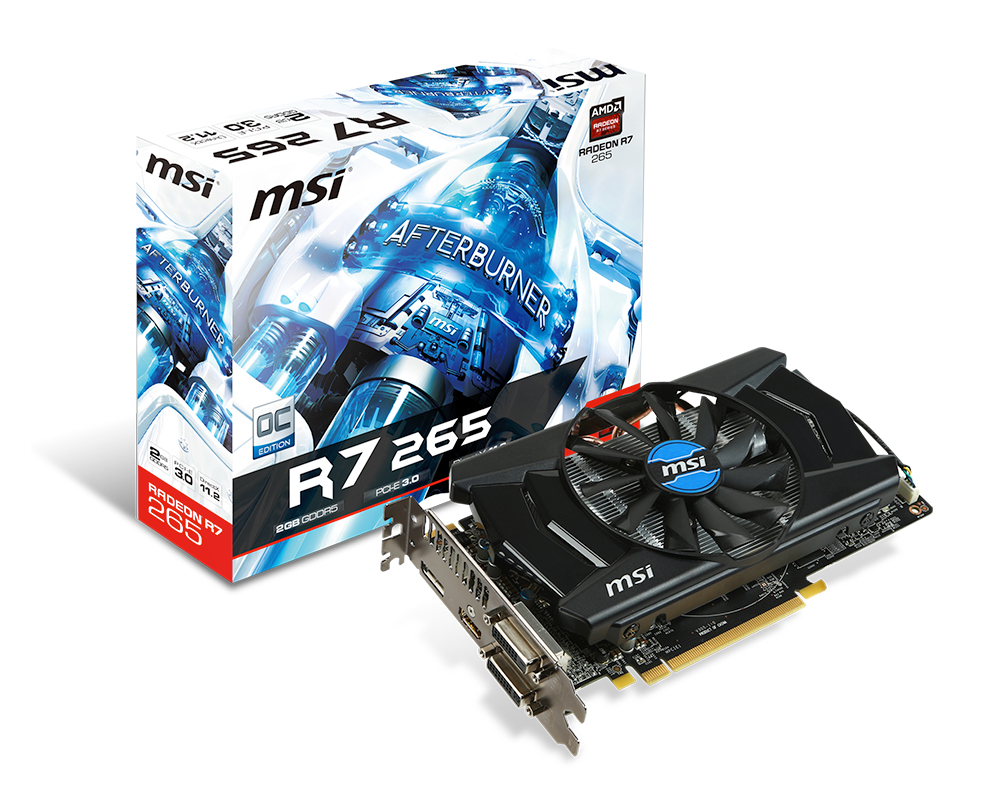 MSI V305-017R graphics card AMD Radeon R7 265 – image 5