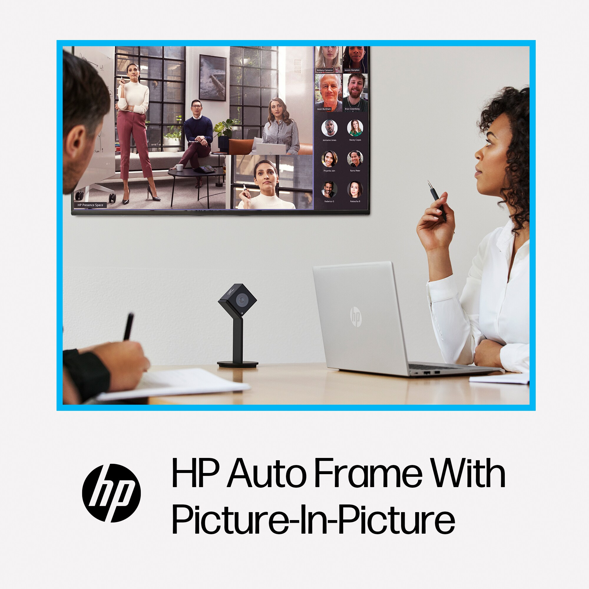 HP كاميرا HP Presence See بدقة 4K والمدعومة بالذكاء الاصطناعي – image 4