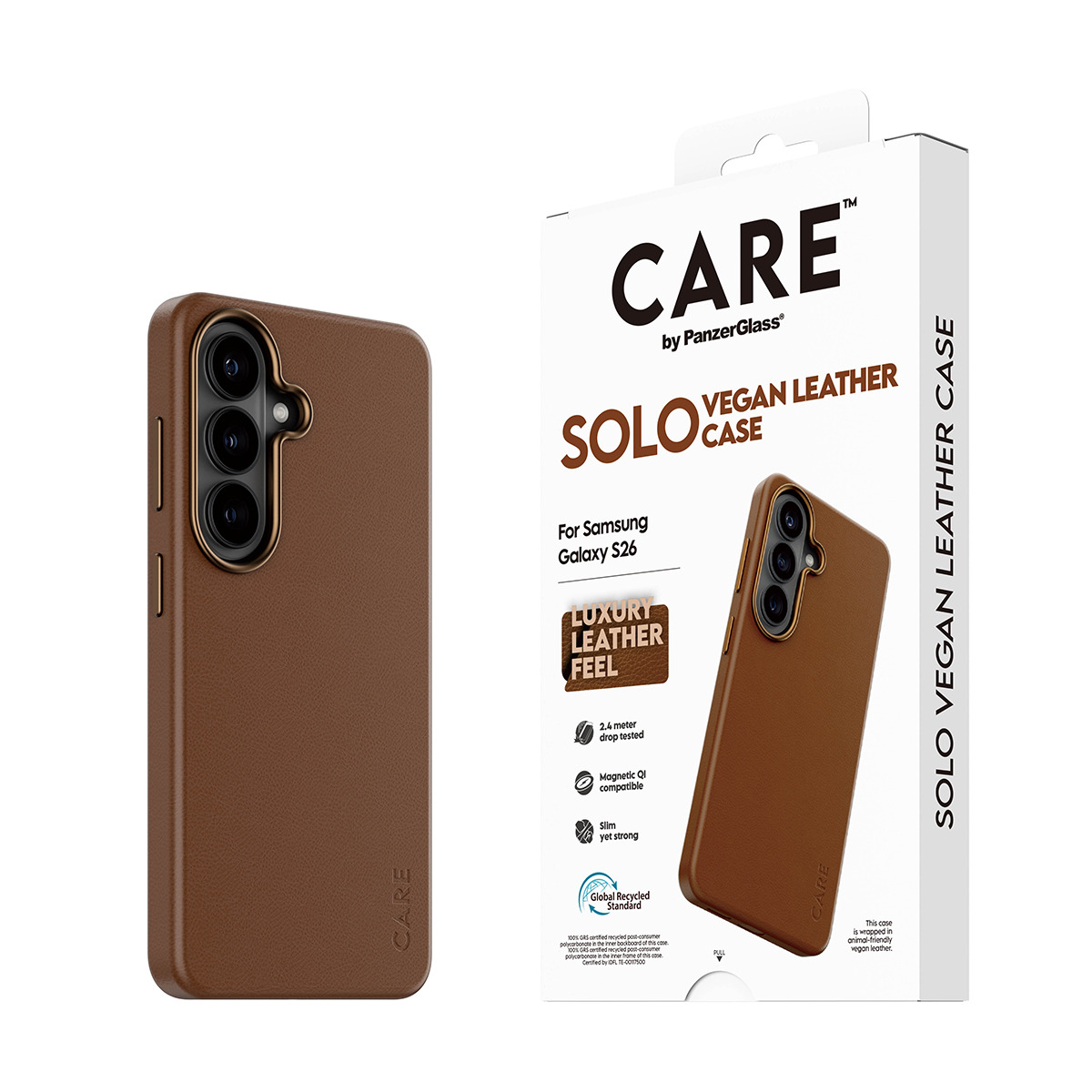 PanzerGlass CARE™ by PanzerGlass® Solo Case Brown w. Qi Samsung Galaxy S26 – image 6
