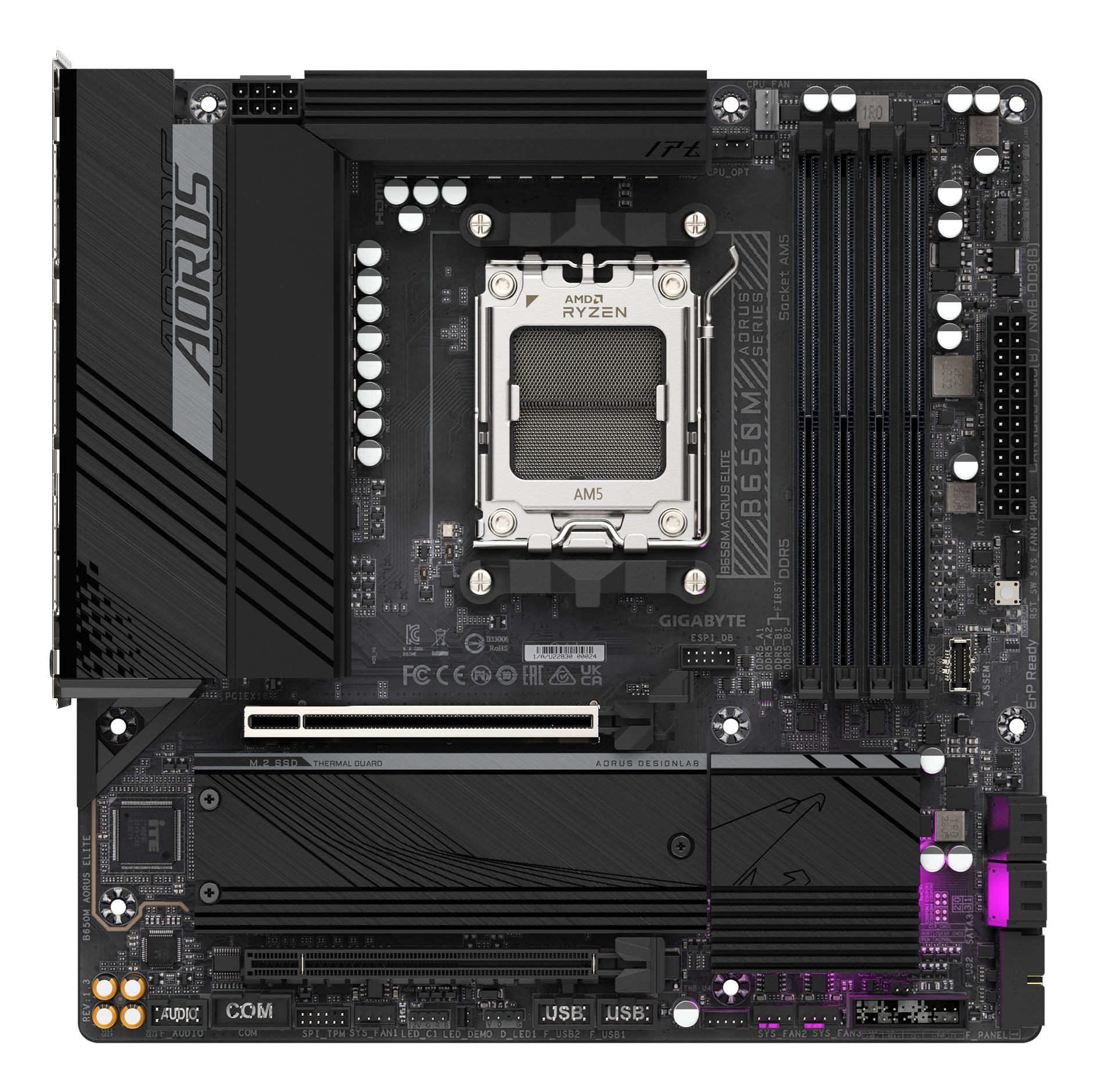 GIGABYTE B650M AORUS ELITE (Rev. 1.3)