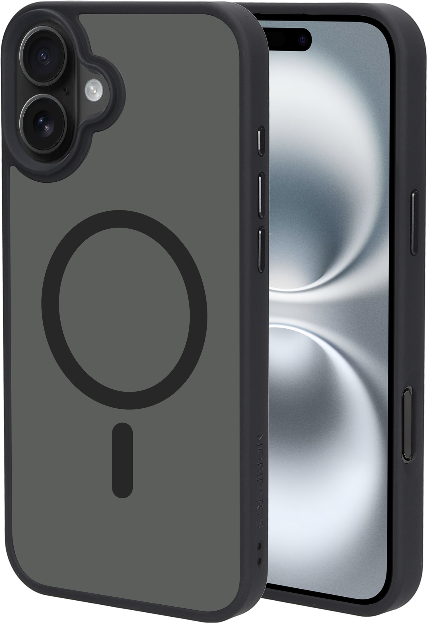 Mobiparts Hardcover Apple iPhone 16 Plus Satin Black (Magsafe Compatible) – image 1