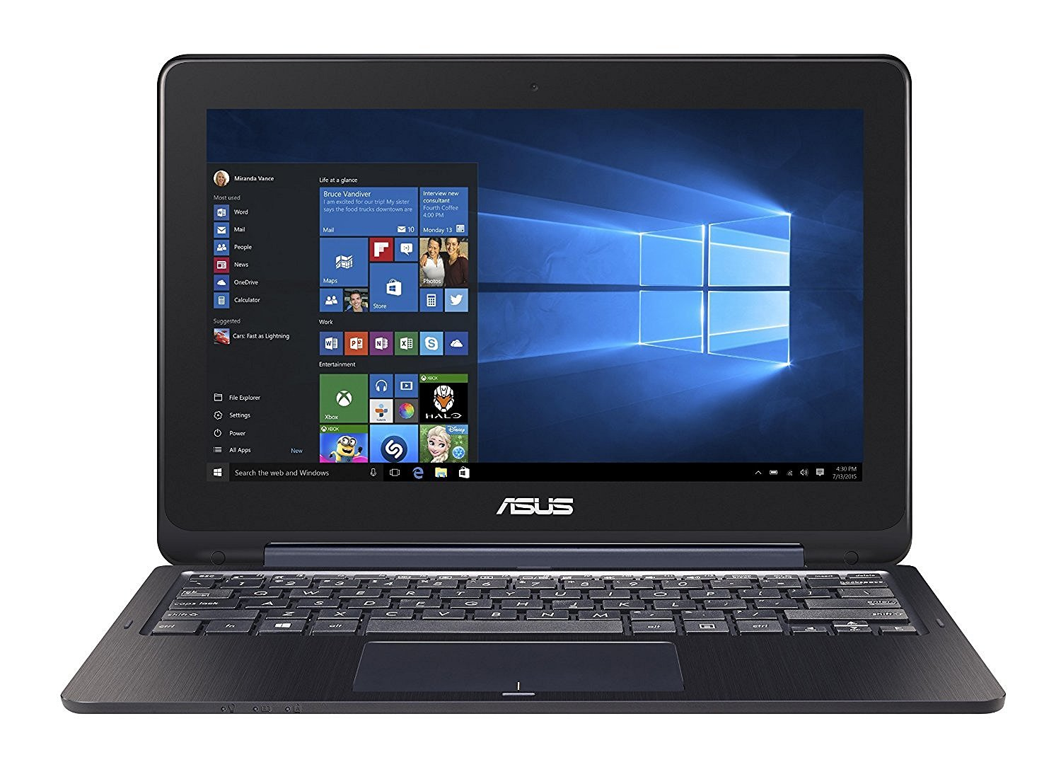 ASUS Transformer Book Flip E205SA-FV0142T laptop Intel® Celeron® N3050 Hybrid (2-in-1) – image 1