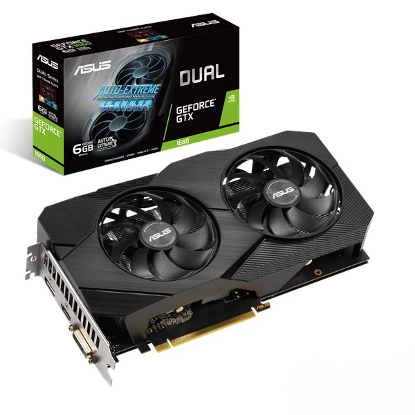 ASUS Dual GTX1660-6G-EVO NVIDIA GeForce GTX 1660