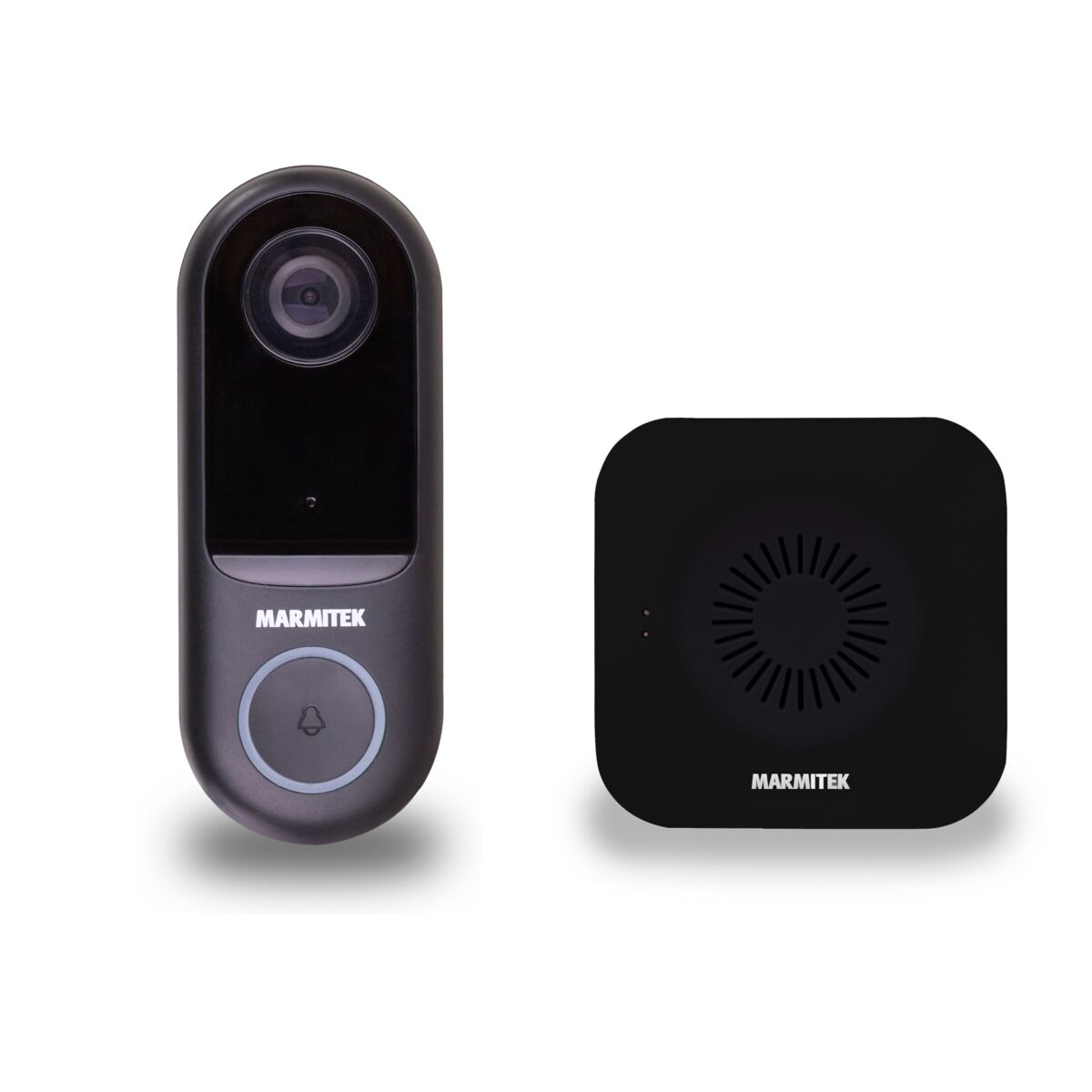 Marmitek Buzz LO + Bell ME BLK - Doorbell with camera - Chime black – image 1