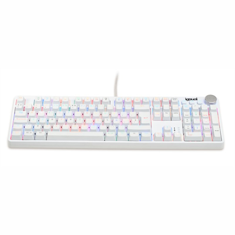 iggual IGG317976 keyboard Gaming USB QWERTY Spanish White