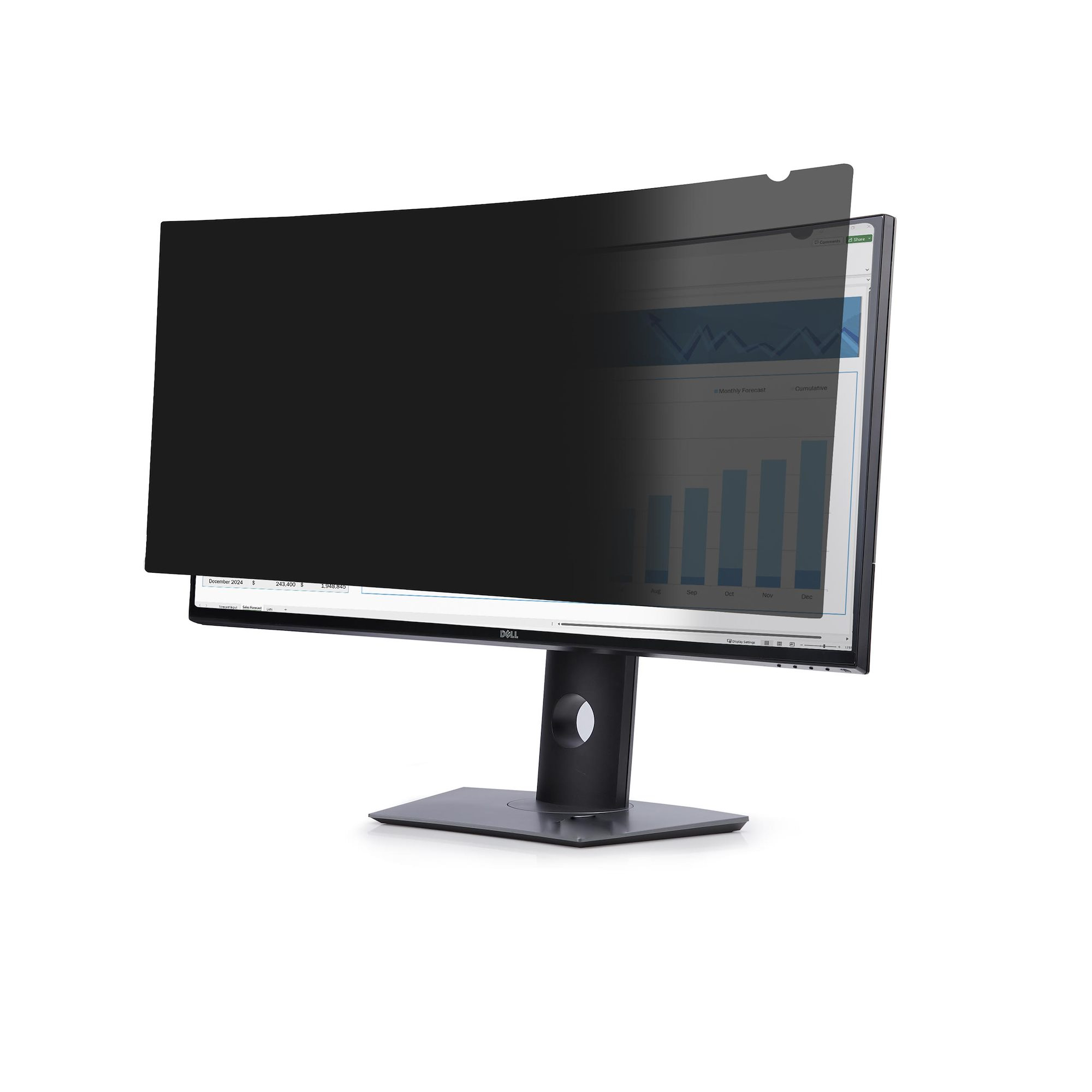 StarTech.com Filtro Privacy per Monitor Curvo Dell P3424WE Ultrawide 219 - Pellicola Reversibile Opaco/Lucido per la protezione