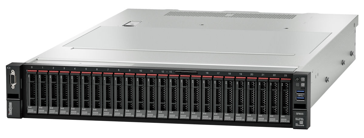 Lenovo ThinkSystem SR655 server Rack (2U) AMD EPYC 7502P