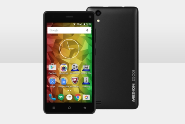 MEDION LIFE E5001 12.7 cm (5") Dual SIM Android 5.0 3G 1 GB 8 GB 2400 mAh Black – image 6