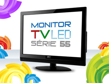 AOC T2355E TV 58.4 cm (23") Full HD Black 250 cd/m² – image 2