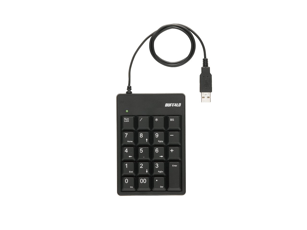 Buffalo BSTK10BK numeric keypad Laptop USB Black – image 2