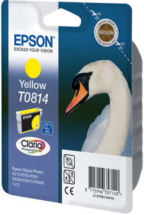 Epson T0814 Yellow Ink Cartridge (High Capacity)