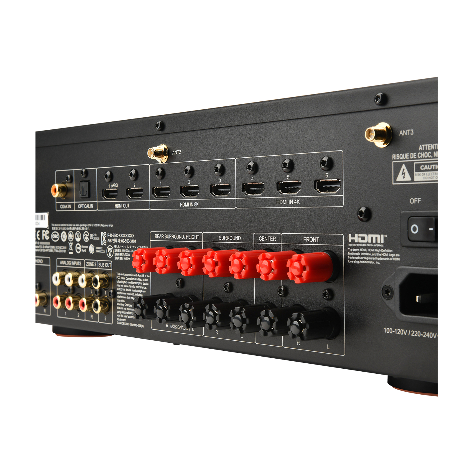 JBL MA7100HP 125 W 7.2 channels Black, White – image 6